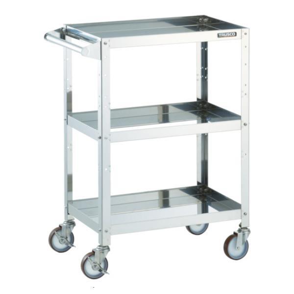 TRUSCO クリーンラビット 100φウレタン車SUS金具ハンドル付 CRB963HSU100 [CRB-963HSU100][r20][s9-833]