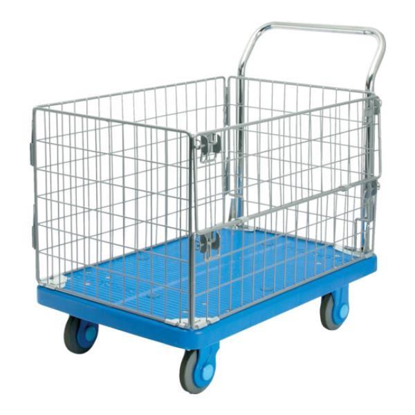 カナツー 静音PLA300網樹脂製運搬車 PLA300AMIM1 [PLA300-AMI-M1][r20][s9-832]