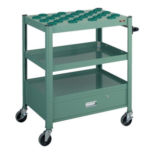 TRUSCO TCW型ツーリングワゴン #40X24個 引出し付 GN TCWT402DA (GN) [TCW-T402DA][r20][s9-832]