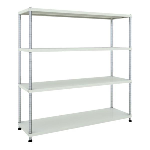 TRUSCO フェニックスラック 1500X450 4段 W色 PER5544W [PER-5544-W][r21][s9-032]