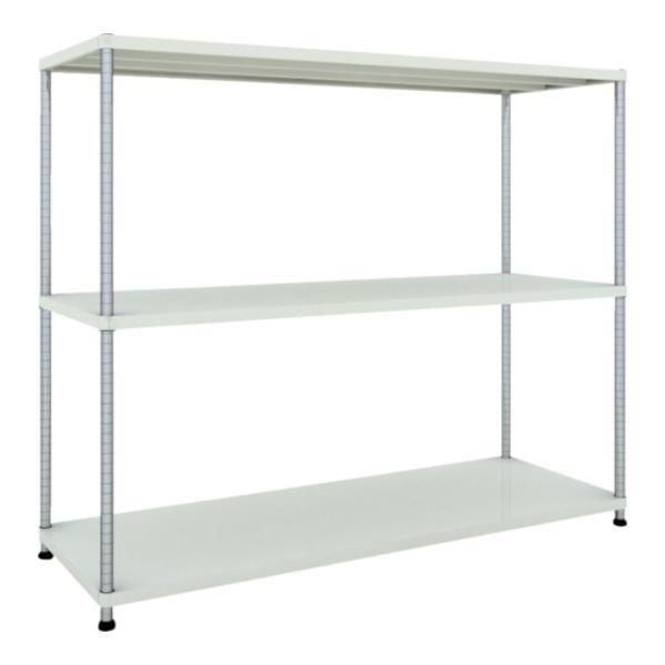TRUSCO フェニックスラック 1800X600 3段 W色 PER5663W [PER-5663-W][r21][s9-032]