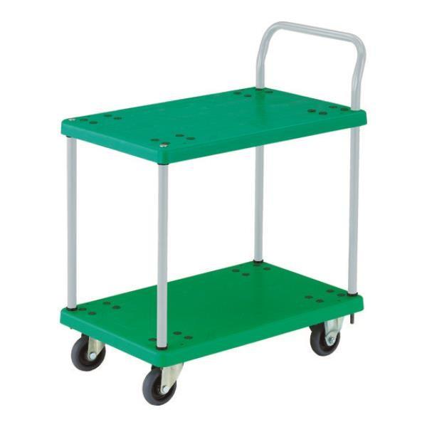 SALE価格】TRUSCO 樹脂台車 グランカート サイレント 2段片袖 900X605