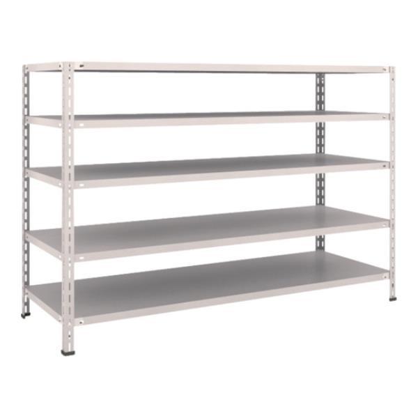 TRUSCO 軽量棚 中棚ボルトレス型 W1800XD600XH1200 5段 L46W15 (NG) [L46W-15][r21][s9-832]