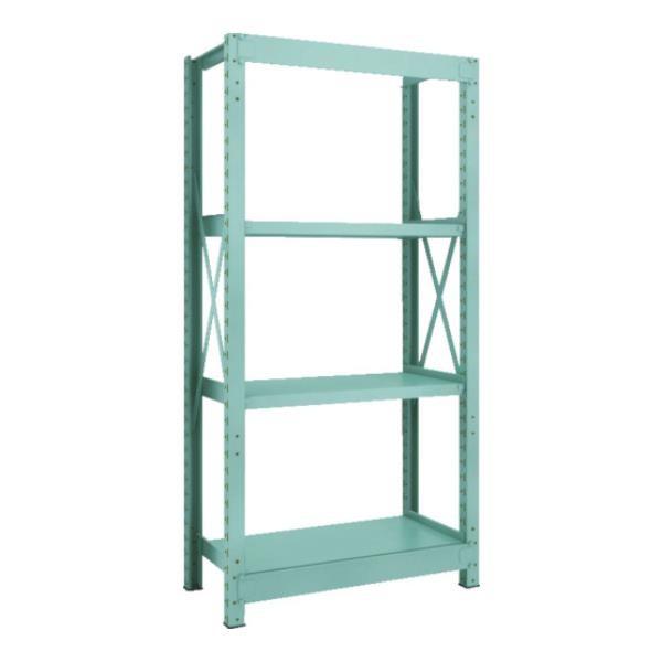 TRUSCO R3型中量棚 900X450XH1800 4段 単体 R36354 [R3-6354][r21][s9-832]