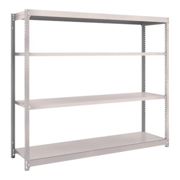 TRUSCO M1.5型軽中量棚 1760X445XH1500 4段 単体 NG M1.55644 (NG) [