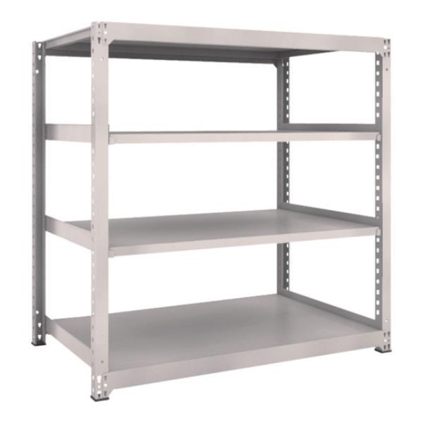 TRUSCO中山 - TRUSCO M3型中量棚 1500X921XH1500 4段 単体 NG M35594 (NG) [M3-5594][r21][s9-032] 家具、インテリア-オフィス収納-オフィス家具