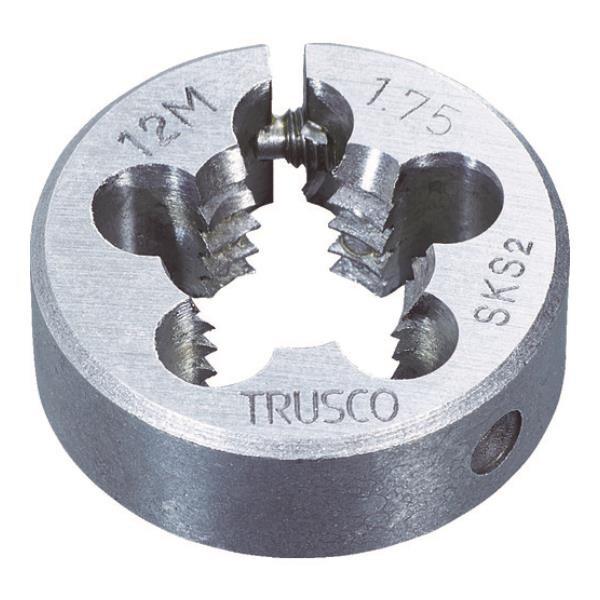 TRUSCO 丸ダイス 38径 M5X0.8 (SKS) T38D5X0.8 [T38D-5X0.8][r20][s9-820]