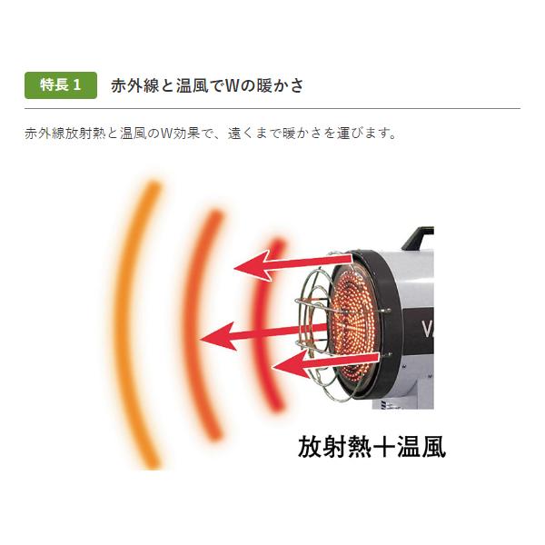 静岡製機 業務用 赤外線ヒーター バルシックス VAL6PH [暖房機 静岡製機 業務用 赤外線ヒーター バルシックス VAL6PH [暖房機