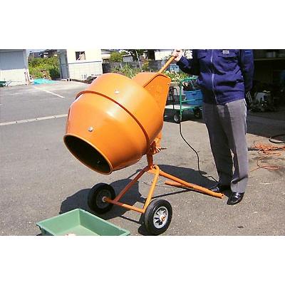 コンクリートミキサー 2.5切 WPM-70A (100Vモーター+車輪付き コンクリートミキサー 2.5切 WPM-70A (100Vモーター+車輪付き
