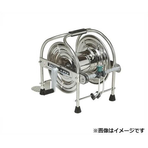 ハタヤ ステンレスホースリール SSA-0 [ゴム製取手 接続ニップル 