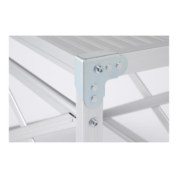 ピカコーポレイション YAMAZEN アルミ作業台(1段) YPS-1-10025 ピカコーポレイション YAMAZEN アルミ作業台(1段) YPS-1-10025