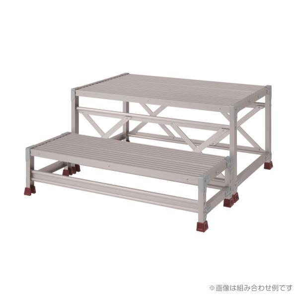 ピカコーポレイション YAMAZEN アルミ作業台(1段) YPS-1-8050 天板幅 