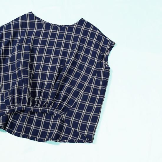 最安 Style Confort スティールエコンフォール リネンチェックプルオーバー 101 正規店仕入れの Www Doctor Plan Com