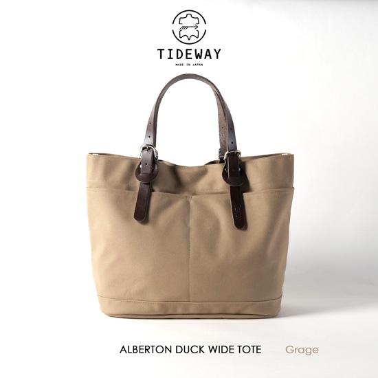 TIDEWAY（タイドウェイ） ALBERTON DUCK WIDE TOTE タイドウエイ 
