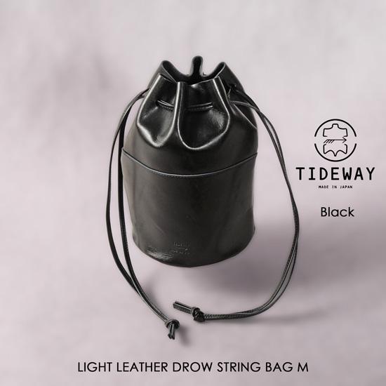 【TIDEWAY】レザー 巾着 バッグ TIDEWAY】レザー 巾着 バッグ 本革