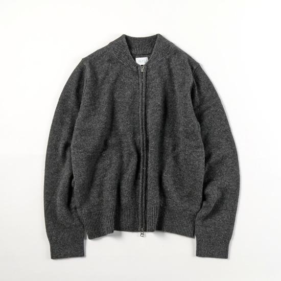 NATURAL LAUNDRY / ナテュラルランドリー メランジラム ZIPブルゾン  