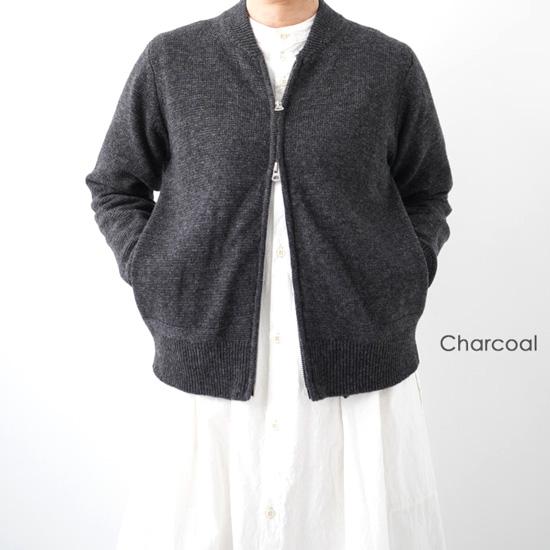 NATURAL LAUNDRY / ナテュラルランドリー メランジラム ZIPブルゾン  