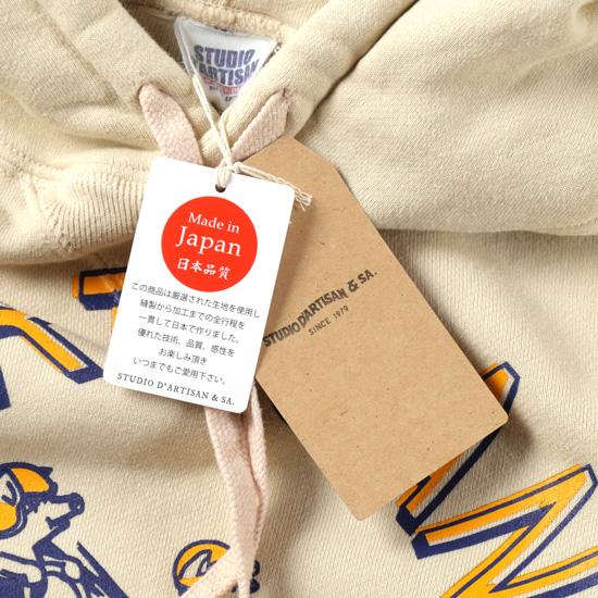 STUDIO D'ARTISAN（ステュディオ・ダ・ルチザン） プリントパーカー