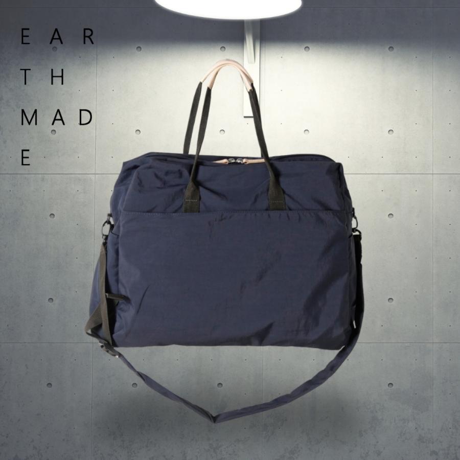EARTH MADE（アースメイド） 11POCKET INSIDE PRINT BOSTONBAG E7861