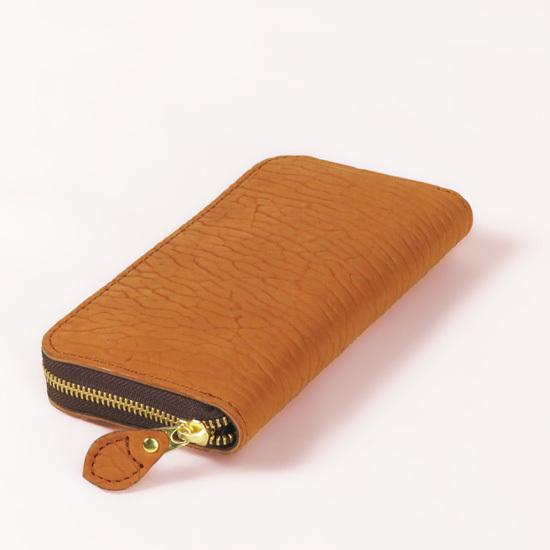 希少】ケイシイズ KC's アザラシ（シール）革 ラウンドジップ 長財布