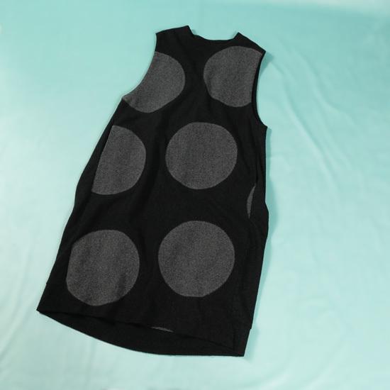 激安の プリットのウール水玉ニードルパンチ P 切替コクーンワンピース ウール混ミニループインレイ ウール水玉ニードルパンチ プリット Prit 切替コクーンワンピース ベスト ジレ Mybars Co Il