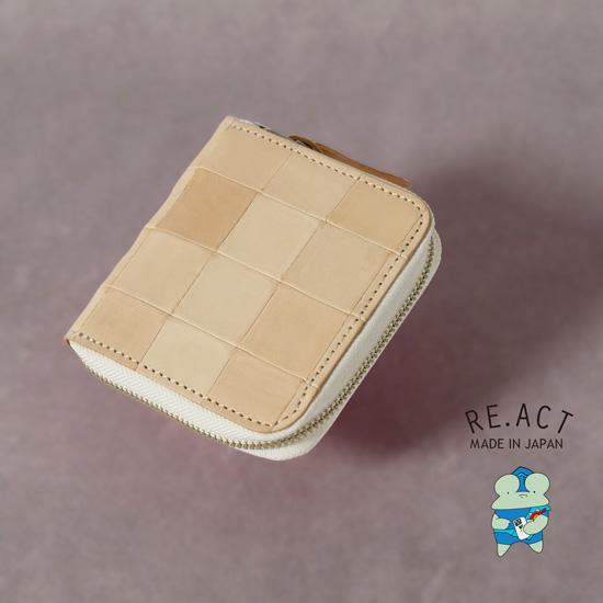 RE.ACT Re-ACT / リアクト パッチワーク ラウンドファスナー