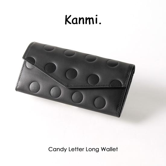 kanmi（カンミ） CANDY レターロングウォレット WL24-53 ドット柄 長