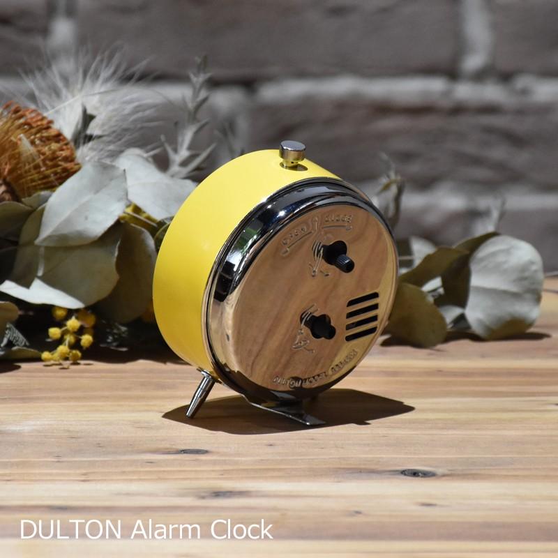 美しい 置き時計 目覚まし時計 置時計 オシャレ おしゃれ 北欧 小さい かわいい アナログ 時計 電池式 ダルトン アラームクロック イエロー 黄色 Dulton Rsjd Surakarta Jatengprov Go Id