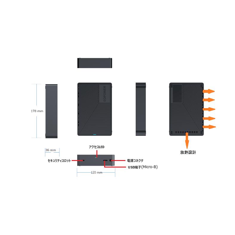 外付けハードディスク 4TB SEAGATE製HDD内蔵 PCデータ保存 テレビ録画
