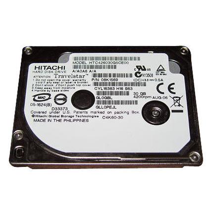 HGST Travelstar C4K60 HTC426030G5CE00 30GB 4200rpm 2MBキャッシュ ZIFコネクタ【二個セット】 | 日立 | 01