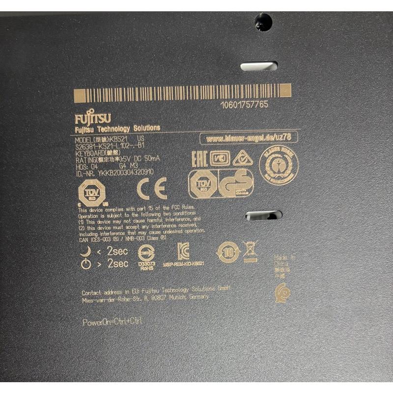 富士通（FUJITSU） 富士通純正 USBキーボード KB521（S26381-K521-L102
