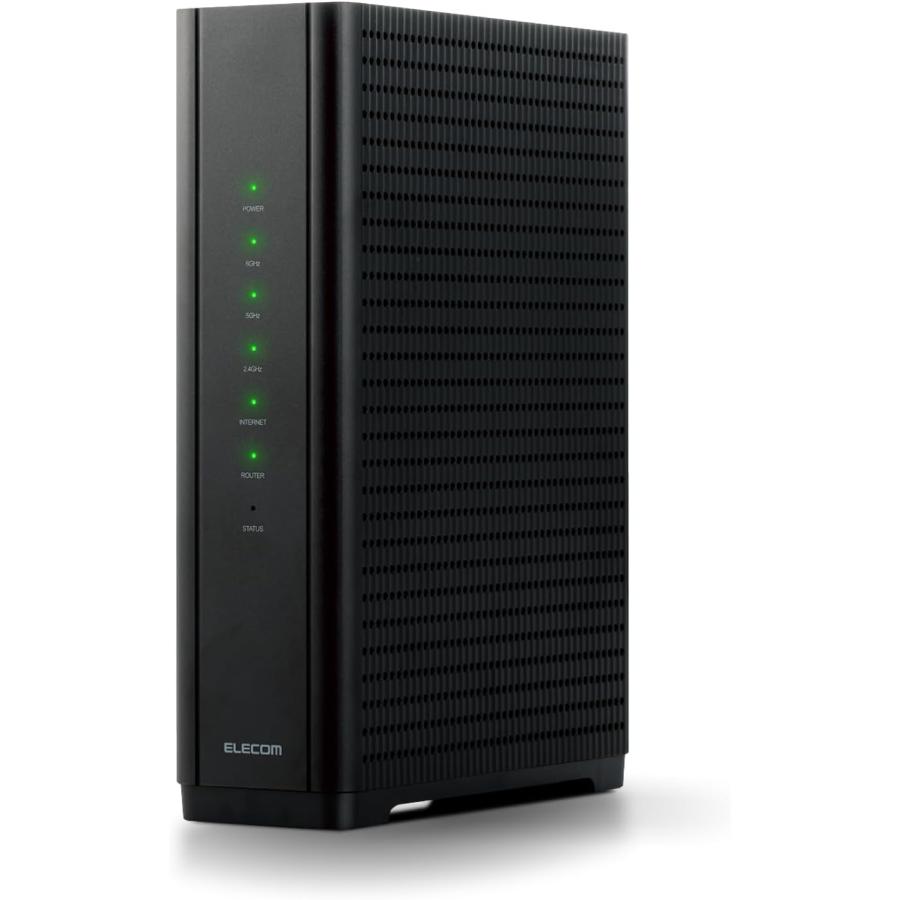 ルーター・ネットワーク機器 Elecom Wireless LAN Router WRC-BE94X5-B ELECOM（エレコム） Wi-Fiルーター 無線LAN Wi-Fi7 5765+2882+688 Mbps