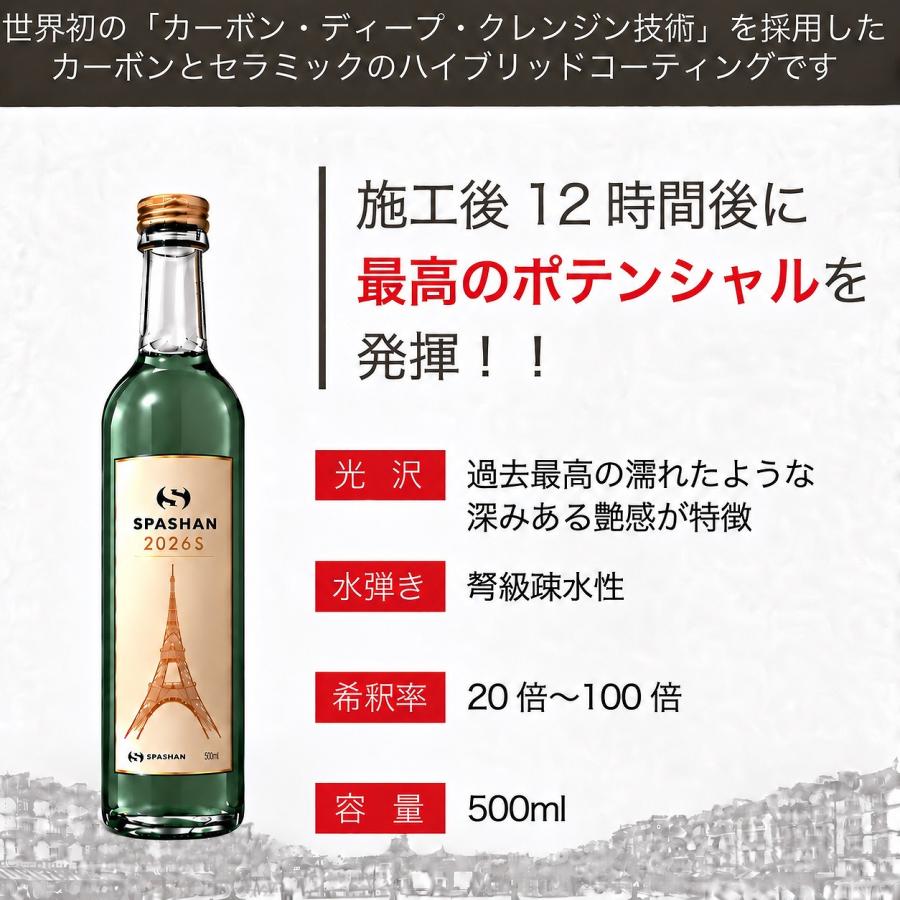 SPASHAN（スパシャン） スパシャン2026S SPASHAN 撥水 光沢 水垢バスタ