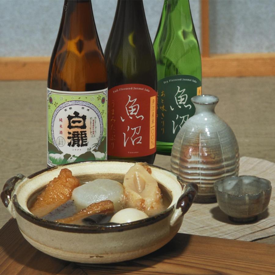 日本酒 お酒 ギフト プレゼント 白瀧酒造 純米酒ギフトセット 720ml×3本入り | 白瀧酒造 | 18