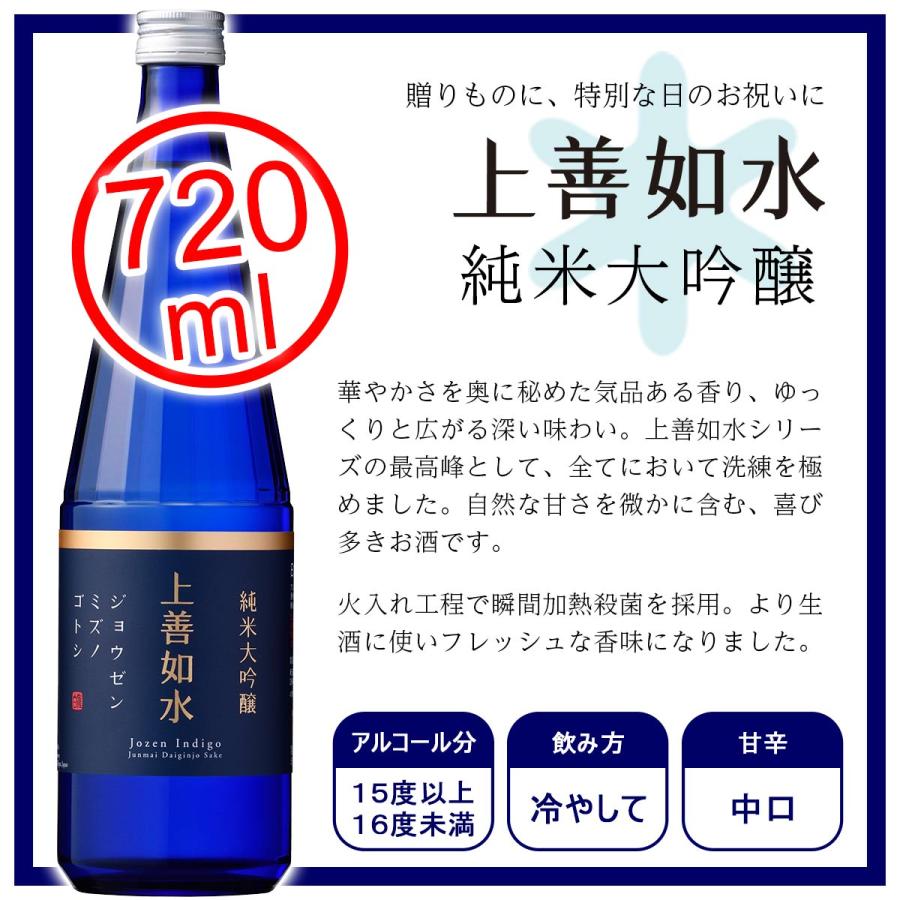 日本酒 お酒 ギフト プレゼント 白瀧酒造 上善如水 シーズンギフトセット(雪) 720ml×3本入り | 上善如水 | 10