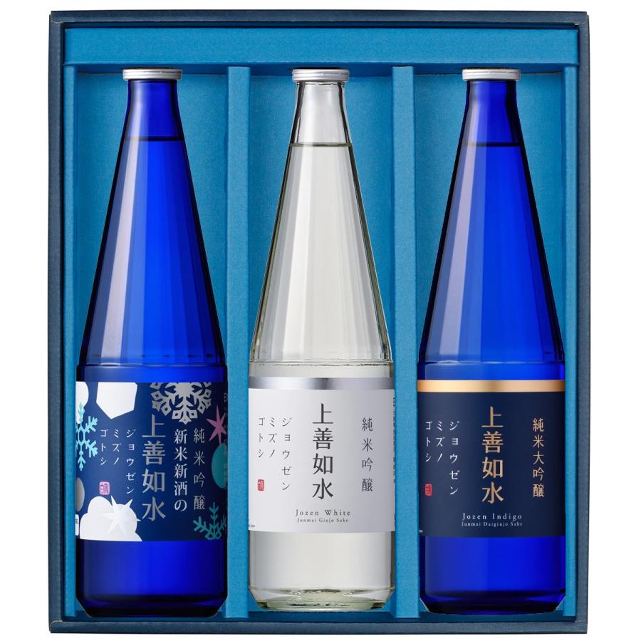 日本酒 お酒 ギフト プレゼント 白瀧酒造 上善如水 シーズンギフトセット(冬) 720ml×3本入り | 上善如水 | 05