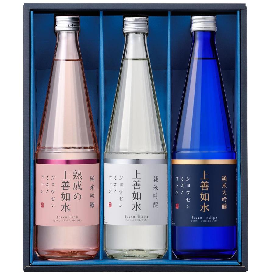 日本酒 爆買 お酒 ギフト プレゼント 白瀧酒造 上善如水ギフトセット 720ml×3本入り | 上善如水 | 05