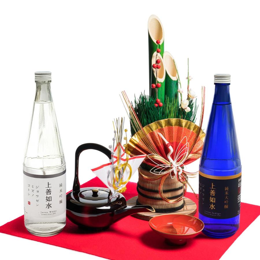 日本酒 お酒 ギフト プレゼント 白瀧酒造 上善如水ギフトセット (ベーシック) 720ml×2本入り | 上善如水 | 09
