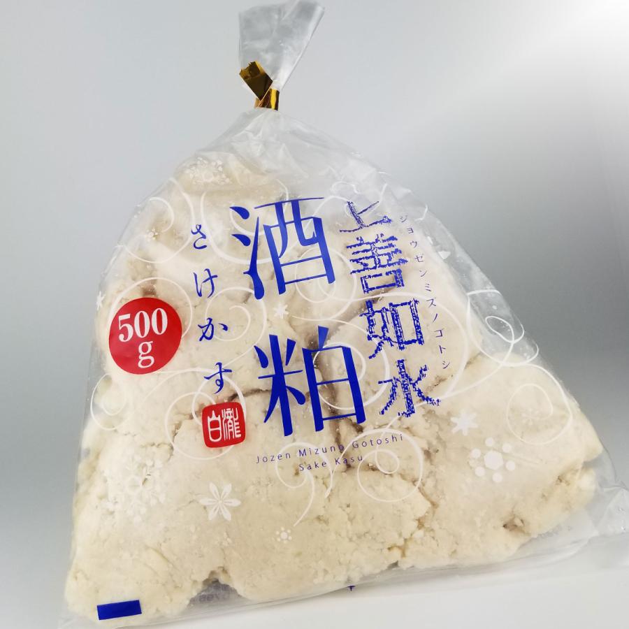 上善如水 酒粕 爆買 白瀧酒造 純米吟醸 500g : 蔵元直営 みなと屋
