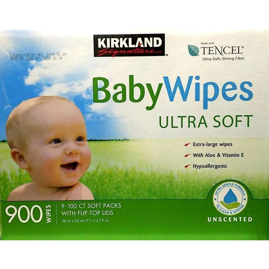 カークランド ベビーワイプ おしりふき 無香料 最大77％オフ！ 900枚 あなたにおすすめの商品 KIRKLAND ULTRA TENCEL SOFT Wipes Baby