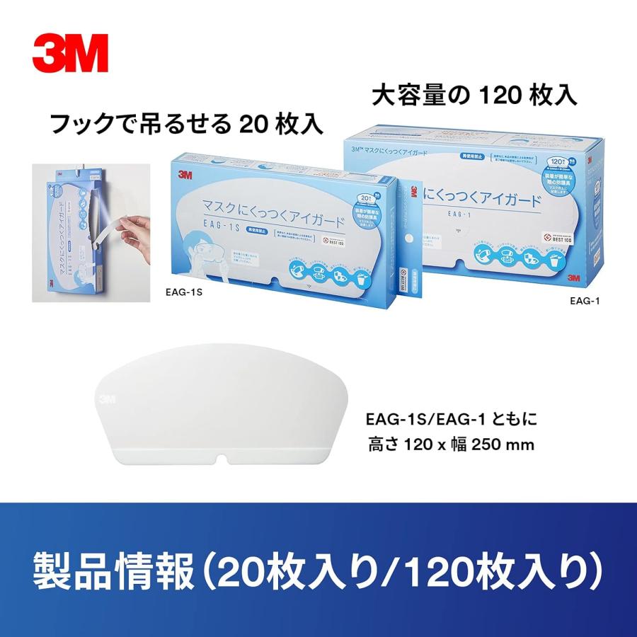 3M マスク用アイガード 医療用 くもり止め加工 日本製 フェイス