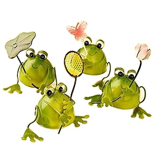 幸運をもたらす 4匹の小さな カエル プチ 置物 インテリア としても最高 ブリキで作られた かわいい 蛙 の オブジェ 葉 網 花 蝶 送料無料 Ctr 862 Ctori 862 輸入雑貨のお店 マインドワン 通販 Yahoo ショッピング