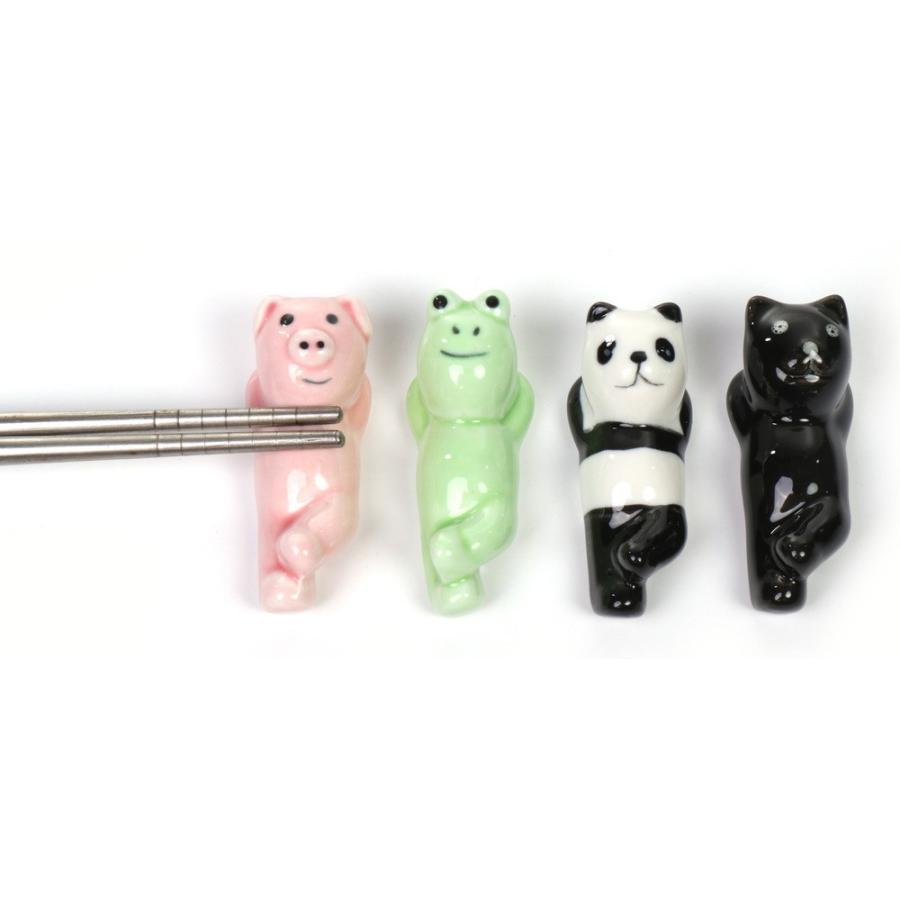可愛い 動物 箸置 カエル パンダ ブタ ネコ 4点セット アニマル 箸置き 陶器 インテリア 置物 卓上小物 送料無料 Ctr G93 Ctori G93 輸入雑貨のお店 マインドワン 通販 Yahoo ショッピング