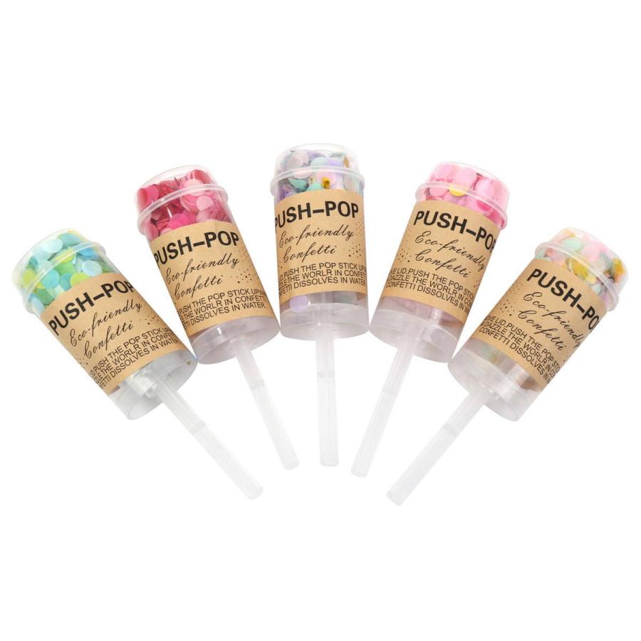 パーティ 用 プッシュ式 飛び出す 丸型 紙吹雪 5パターンセット お祝い 結婚式 イベントにも フラワー シ 送料無料 Ksd P44 Ksdou P44 輸入雑貨のお店 マインドワン 通販 Yahoo ショッピング