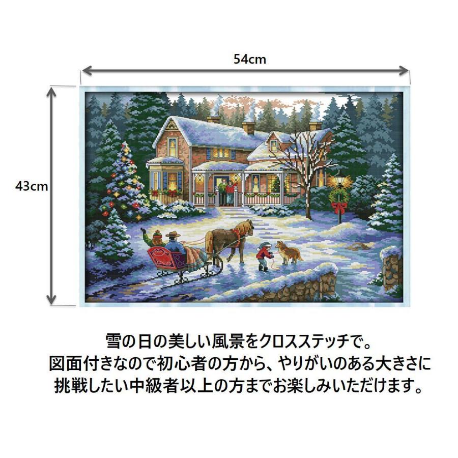 雪の中 懐かし 我が家 刺繍キット クロスステッチ キット 上級者 刺繍 クロス ステッチ 刺しゅう おしゃれ 手芸 手作り 北欧 送料無料 Lvt 5 Lvert 5 輸入雑貨のお店 マインドワン 通販 Yahoo ショッピング