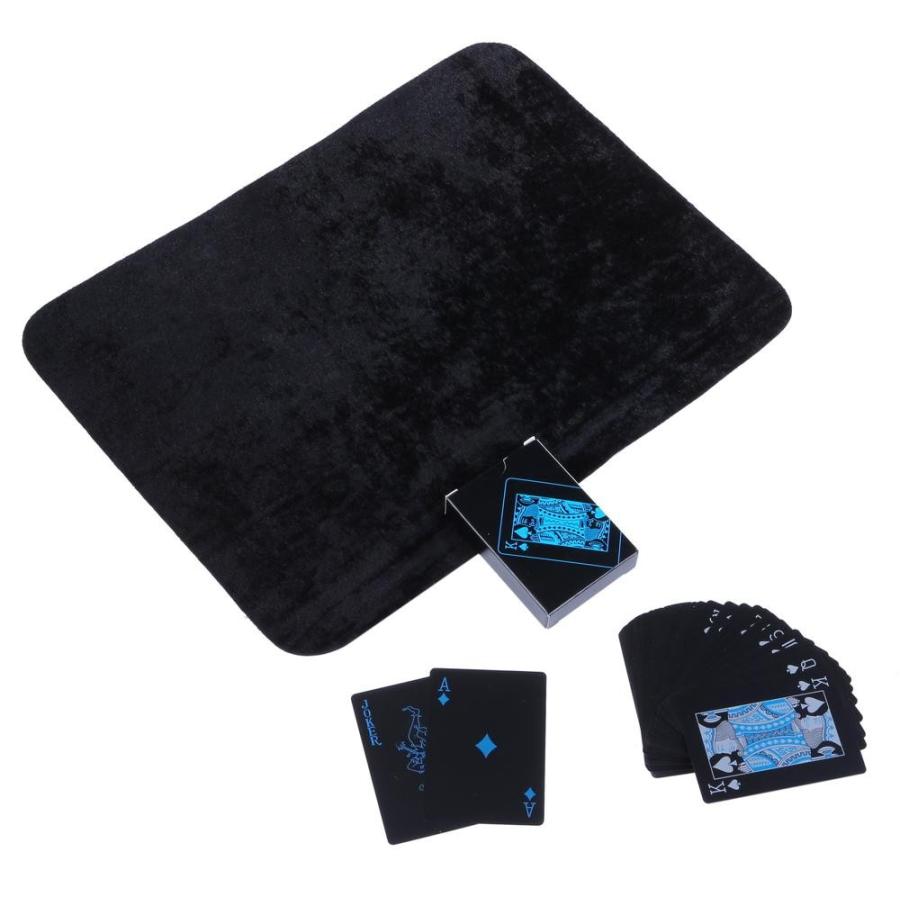 ブラック トランプ 黒い マジックカード 大富豪 手品 ポーカー 卓上 遊戯 クロースアップ マットセット 送料無料 Mmk J37 Mmoka J37 輸入雑貨のお店 マインドワン 通販 Yahoo ショッピング