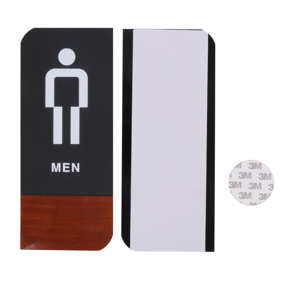 トイレ 標識 表示 サイン プレート ドア お手洗い 案内 木目 男女 セット ブラック 禁煙プレート付 送料無料 Mmk L03 Mmoka L03 輸入雑貨のお店 マインドワン 通販 Yahoo ショッピング