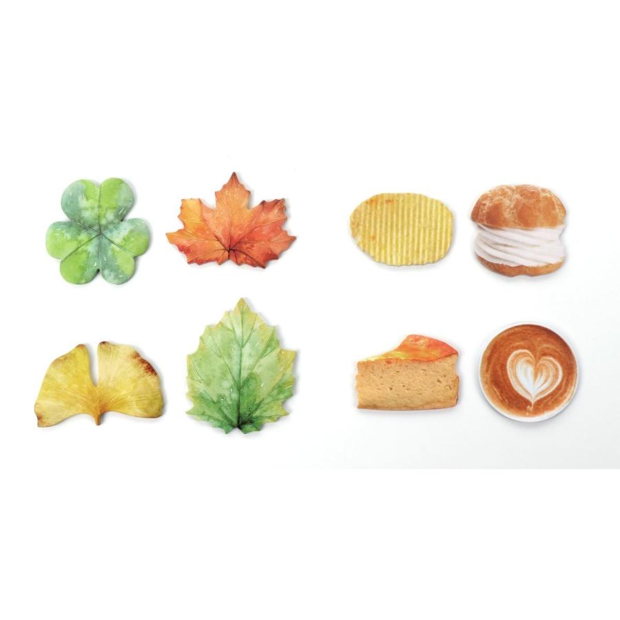 ふせん 付箋 メモパット 水彩 葉っぱ 4種 美味しそうな 食べ物 4種セット 粘着 メモ ポストイット 送料無料 Mmk M Mmoka M 輸入雑貨のお店 マインドワン 通販 Yahoo ショッピング