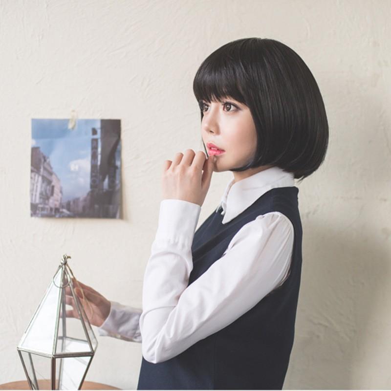 ウィッグ ショート ボブ ブラック ストレート フリーサイズ ネット付 耐熱 おしゃれ 黒髪 ボブヘアー 送料無料 Mmk N10 Mmoka N10 輸入雑貨のお店 マインドワン 通販 Yahoo ショッピング