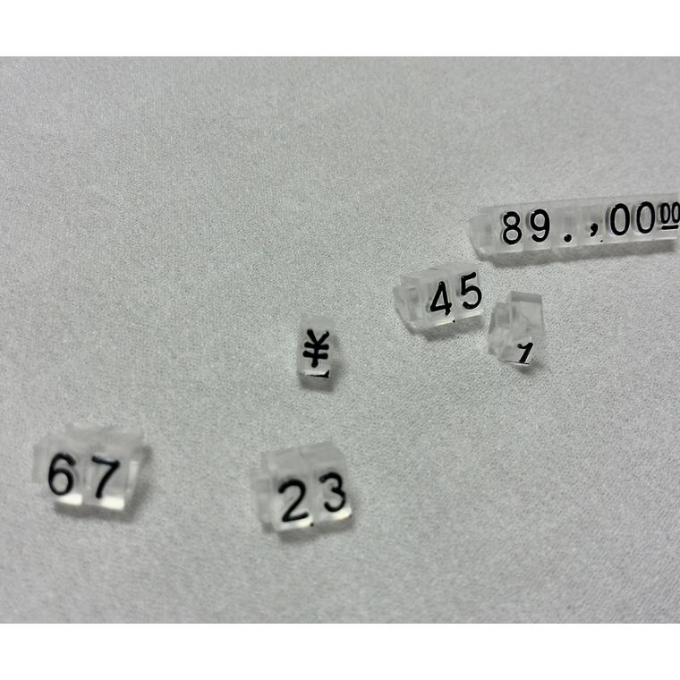金額表示 用 クリアベース 黒文字 プライスキューブ S 50個 金額表示 用 クリアベース 黒文字 プライスキューブ S 50個